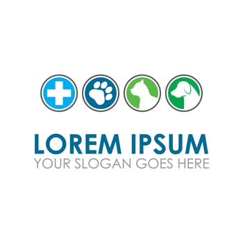 pet care vector , veterinary logo