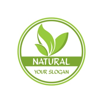 leaf logo , nature logo vector