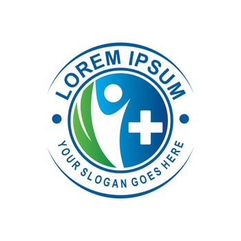 nature medical logo , pharmacy logo vector