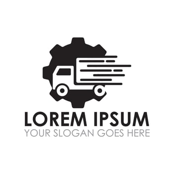 fast delivery vector , express shopping logo