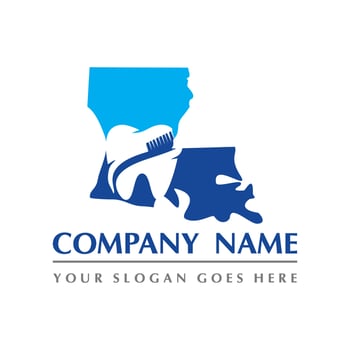 Dental Vector , louisiana dental abstract logo