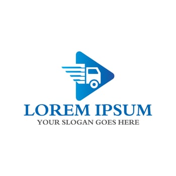 delivery logo , logistic logo vector