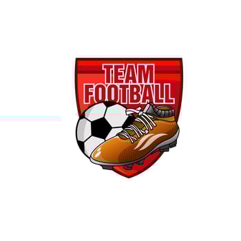 soccer Logo or football club sign Badge. Football logo with shield background vector design