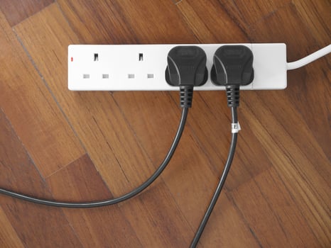 British plug socket photo