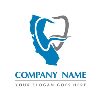 Dental Vector , california dental abstract logo