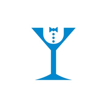Abstract Waiter Vector , Food logo