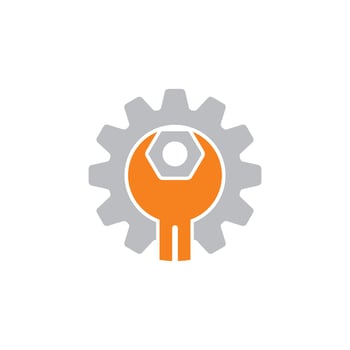mechanic logo , industrial logo vector