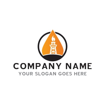 gas and oil logo , industrial logo vector