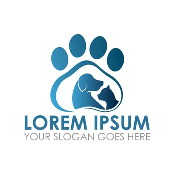pet care vector , veterinary logo