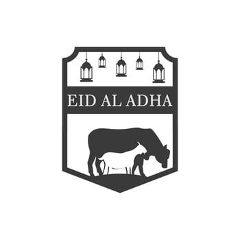 eid al adha logo , islamic logo vector