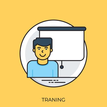 Professional training concept vector
