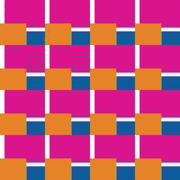 seamless pattern with squares colorful checkered style vector