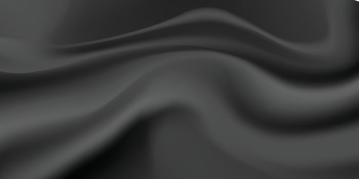 black satin fabric as background vector