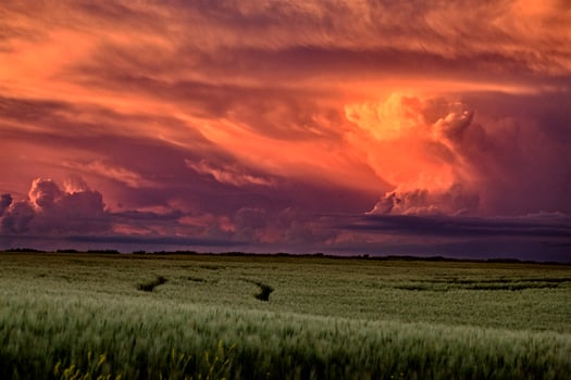 Storm Clouds Saskatchewan photo