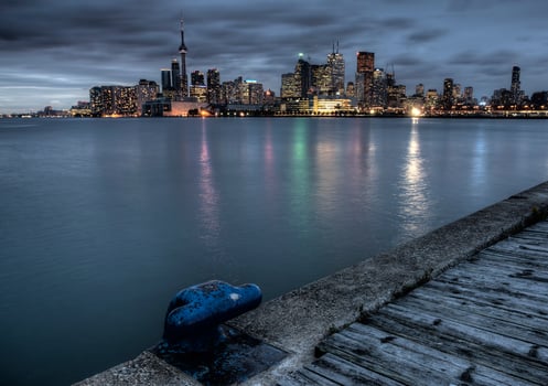 Night Shot Toronto City photo