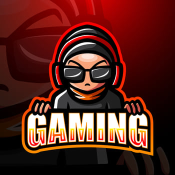 Gamer boy mascot esport logo design vector