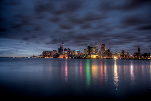 Night Shot Toronto City photo