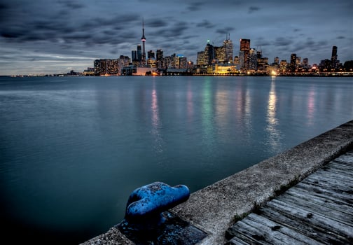 Night Shot Toronto City photo
