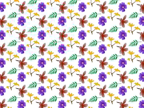 floral pattern design vector