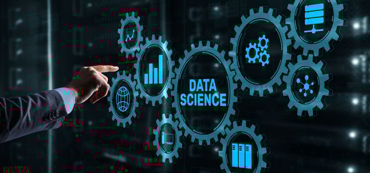 Data science analytics. Internet and technology concept concept photo