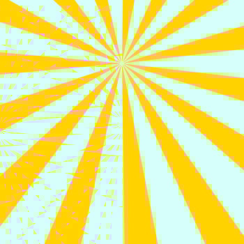 Summer Yellow Retro Sun Beam Solar Backdrop vector