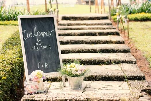 Wedding arch, wedding, wedding moment, wedding decorations, flowers, chairs, outdoor ceremony in the open air photo