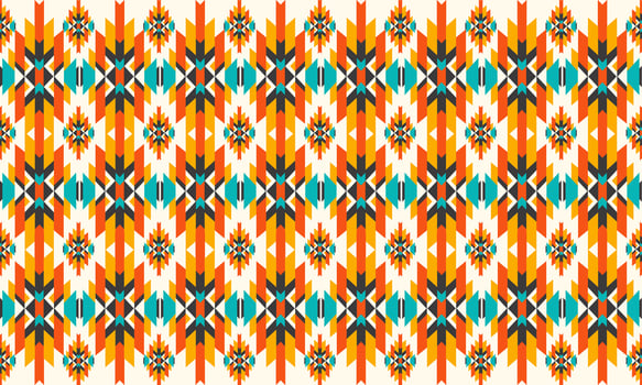 Geometric ethnic pattern oriental. seamless pattern. Design for fabric, curtain, background, carpet, wallpaper, clothing, wrapping, Batik, fabric,Vector illustration. pattern sty vector