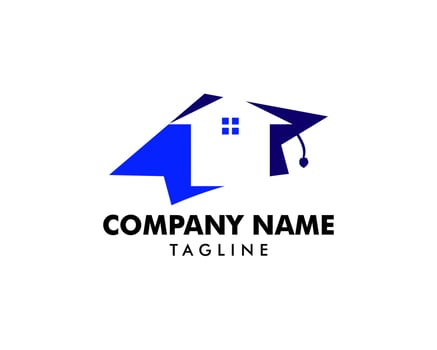 Home Schooling Logo Vector Template