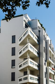 Modern building in Strasbourg, apartments and estate photo
