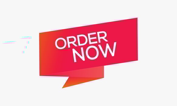 Vector Illustration Order Now Flag