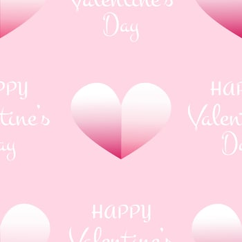 Seamless pattern valentine's day card template doodle simple flat drawing isolated print fabric design print gender symbol origami heart shape romantic concept vector