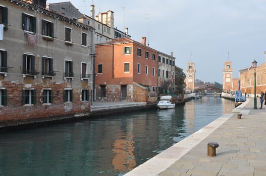 Canal view in Venice photo