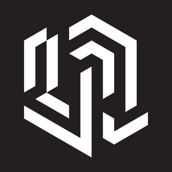 abstract lines for company logo, smartphone app logos, community logos, wallpapers, and more vector