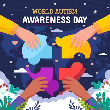 World Autism Awareness Day Concept vector