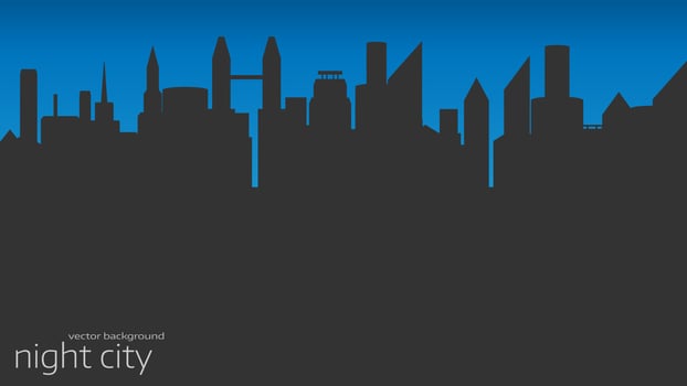 City landscape vector background