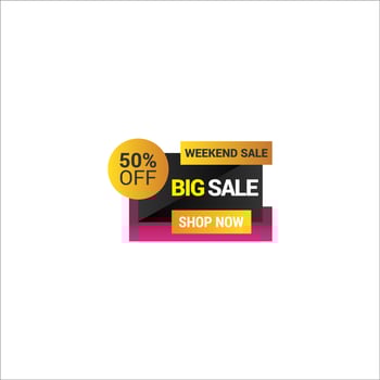 Discount badge collection set template vector