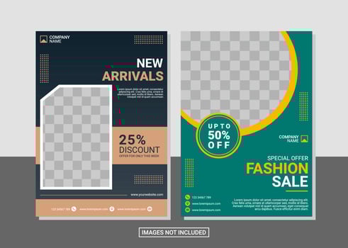 Creative corporate book cover design template vector