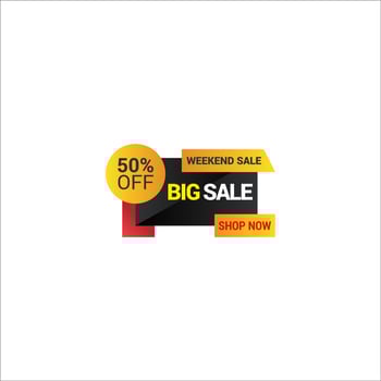 Discount badge collection set template vector