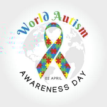 world autism awareness day vector illustration