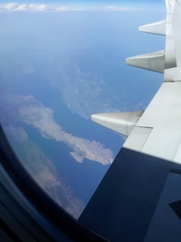 aerial view of Rab Croatia photo