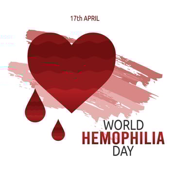 world hemophilia day vector illustration