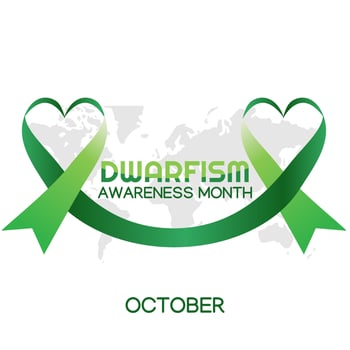 dwarfism awareness month vector illustration