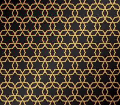 Arabic pattern template vector illustration