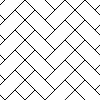 Seamless laying tiles pattern with herringbone offset. Vector illustration.