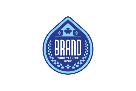 logo for home interior and exterior washing company vector