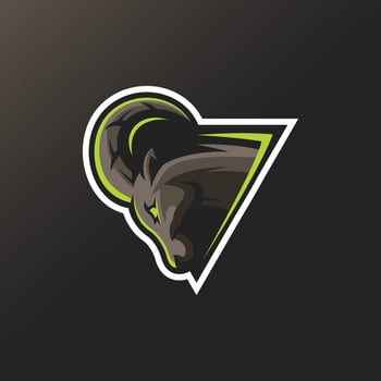 goat logo design vector