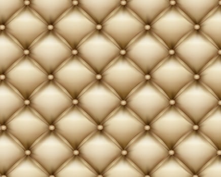Texture leather upholstery sofa. Buttoned gray background vector