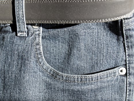 Blue jeans denim trousers photo
