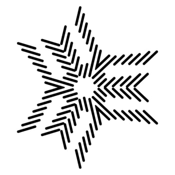 Abstract vector design in black color. Perfect for corporate, background, t-shirt, and so on.
