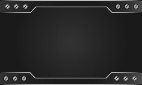 Illustration Vector Graphic of Metal Construction Background with Copy Space and silver color. Suitable for game background, industrial background, etc.